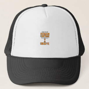 Funny Giraffe Costume Vector Shirt Design_1 Trucker Hat