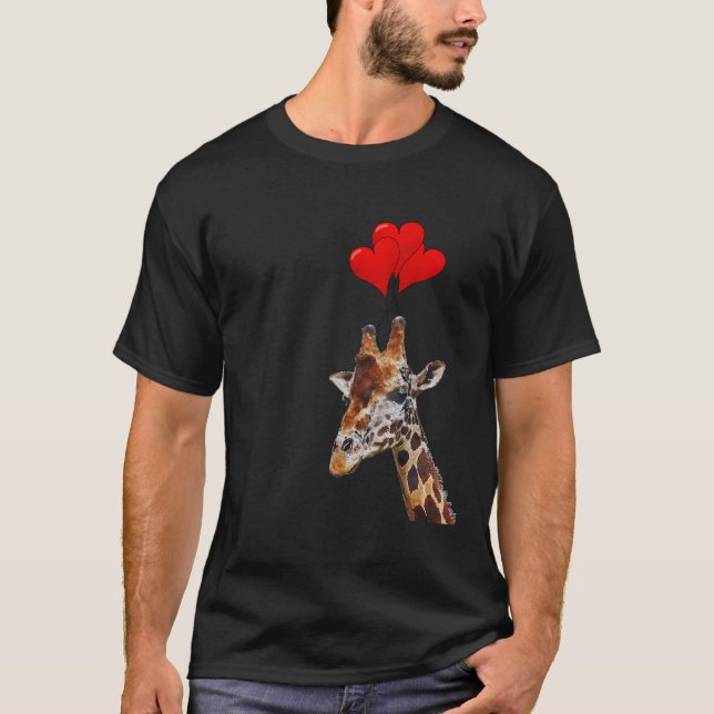 Funny Giraffe Cute Safari Animal Gift Ideas  T-Shirt (Front)