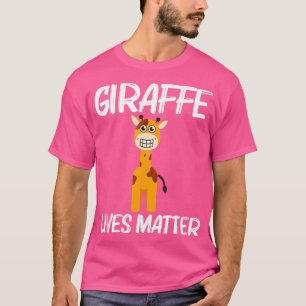 Funny Giraffe Design For Men Women Safari Wildlife T-Shirt