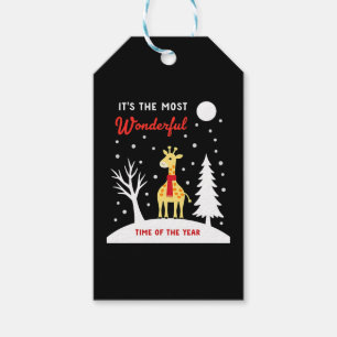 Funny Giraffe Design For Women Girls Safari Giraff Gift Tags