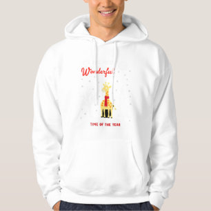 Funny Giraffe Design For Women Girls Safari Giraff Hoodie