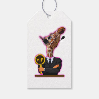 Funny Giraffe Gift Tags