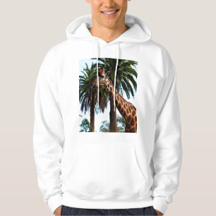 Funny Giraffe Giving A Raspberry, Mens Hoodie