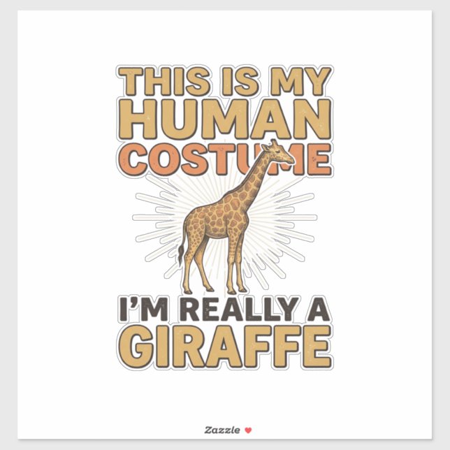 Funny Giraffe Human Costume Vintage Engraving Shir (Sheet)