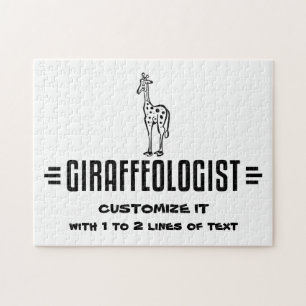 Funny Giraffe Jigsaw Puzzle