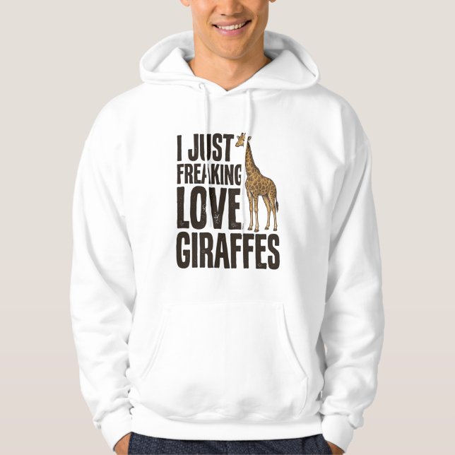 Funny Giraffe Lover Vintage Engraving Shirt Design (Front)