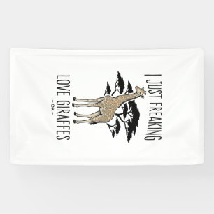 Funny Giraffe Lover Vintage Engraving Shirt Design Banner