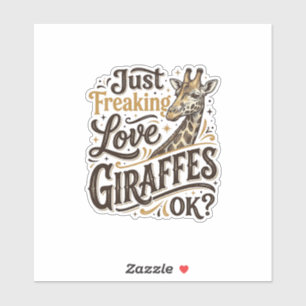 Funny Giraffe Lover Vintage Typography Shirt Desig