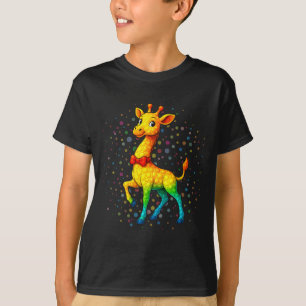 Funny Giraffe Lovers Polka Dots Happy Dot Day Boys T-Shirt
