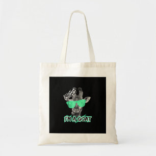 Funny Giraffe Moo Im A Goat Cute Zoo Animal Gift Tote Bag