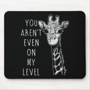 Funny Giraffe Mouse Mat