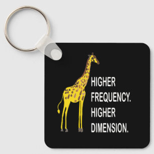 Funny Giraffe Pun Key Ring
