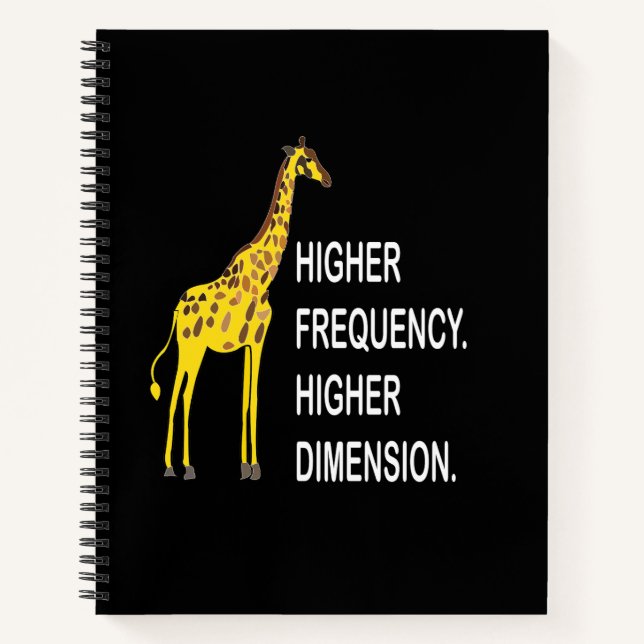 Funny Giraffe Pun Notebook (Front)