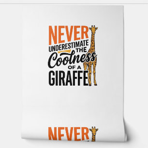 Funny Giraffe Quote Vintage Vector T-Shirt Design_ Wallpaper