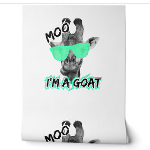 Funny Giraffe Shirt Moo I'm A Goat Cute Zoo Animal Wallpaper
