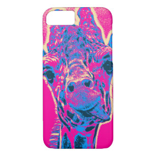Funny Giraffe Sticking out his Tongue Case-Mate iPhone Case