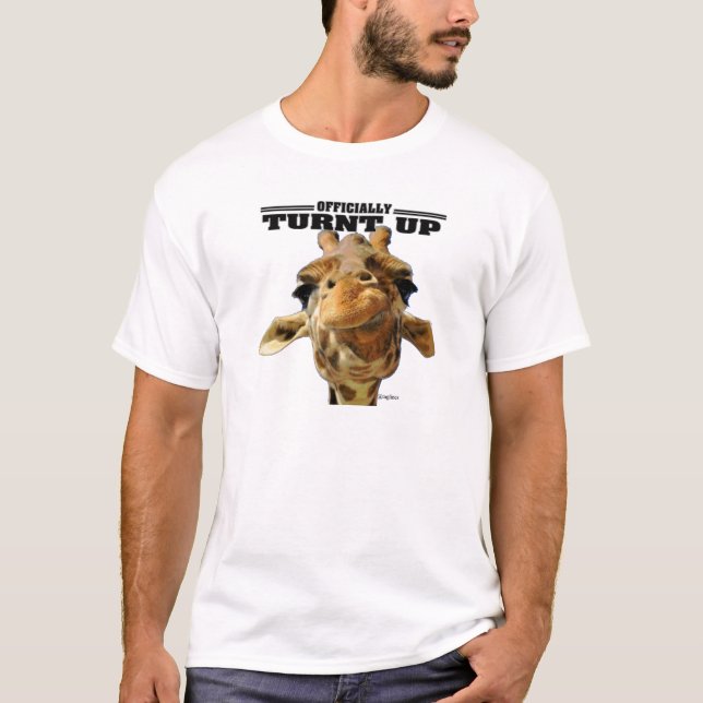 FUNNY GIRAFFE TSHIRT | I LOVE GIRAFFES (Front)