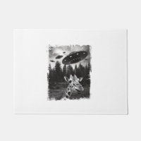 Funny Giraffe UFO Zoo Animal Weird Meme Graphic