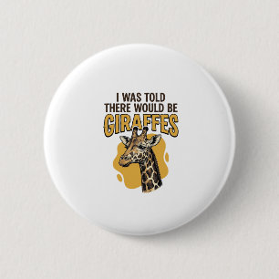 Funny Giraffe Vintage Engraving Shirt Design_1 6 Cm Round Badge