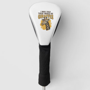 Funny Giraffe Vintage Engraving Shirt Design_1 Golf Head Cover