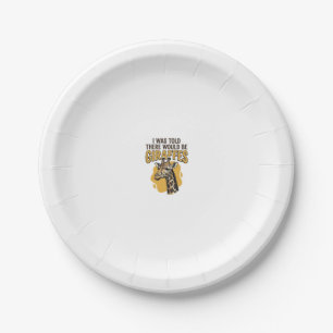 Funny Giraffe Vintage Engraving Shirt Design_1 Paper Plate