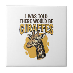 Funny Giraffe Vintage Engraving Shirt Design_1 Tile