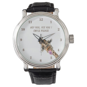 Funny Giraffe Watch