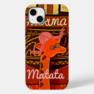 Funny Giraffe with cool text Hakuna Matata Case-Mate iPhone 14 Plus Case