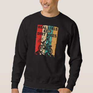 Funny Girl Dirt Bike For Women Sport Motor Bike Ri Sweatshirt