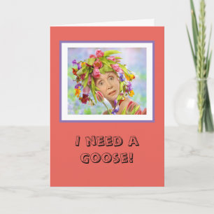 Funny Girl Greeting Card