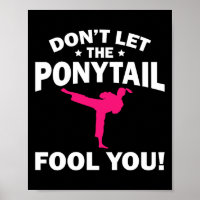 Funny Girl Karate Design Kids Women Kickboxing Bla
