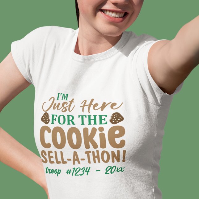 Funny Girl Scout Cookie Sell-A-Thon Custom T-Shirt (Creator Uploaded)