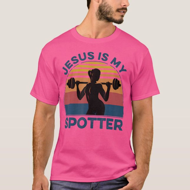 Funny Girl Weightlifting Gym T-Shirt (Front)