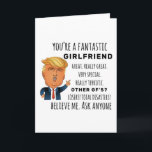 Funny Girlfriend Birthday Best Gift Card<br><div class="desc">Apparel gifts for men,  women,  boys,  kids,  couples and groups. Perfect for Birthdays,  Anniversaries,  School,  Graduations,  Holidays,  Christmas.</div>