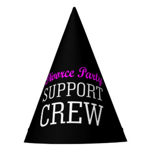 Funny Girls Night Out support crew Divorce Party Hat