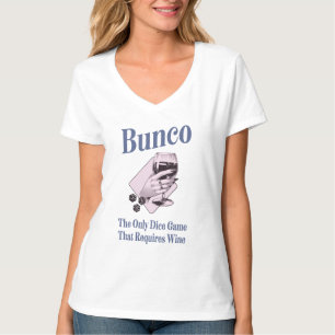 Funny Girls Night Out Wine Bunco T-Shirt
