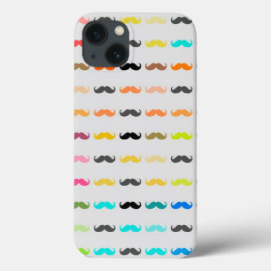 Funny Girly Moustache 4 iPhone 13 Case