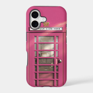 Funny Girly Pink Vintage British London Phonebox