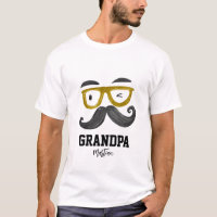 Funny  Glasses & Moustache Grandpa Custom