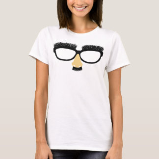 Funny glasses with moustache and nose T-Shirt