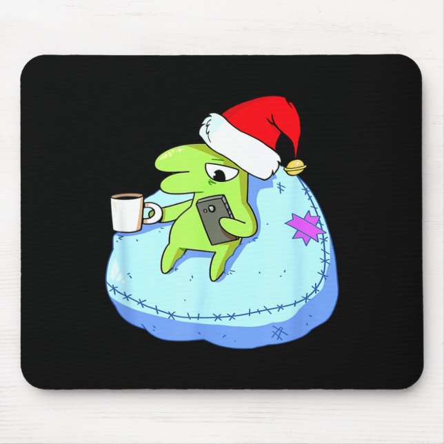 Funny Glep Christmas  Mouse Mat (Front)