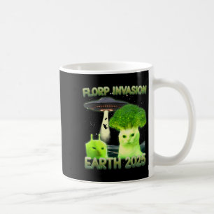 Funny Glerp Glorp Funny Alien Cat Meme Vintage T-s Coffee Mug