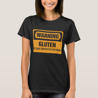 Funny Gluten Explosions Costume Gluten Free Mum  T-Shirt