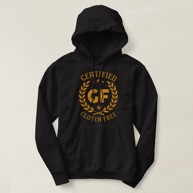 Funny Gluten Free Lifestyle Bread Celiac Disease A Hoodie (Design Front)