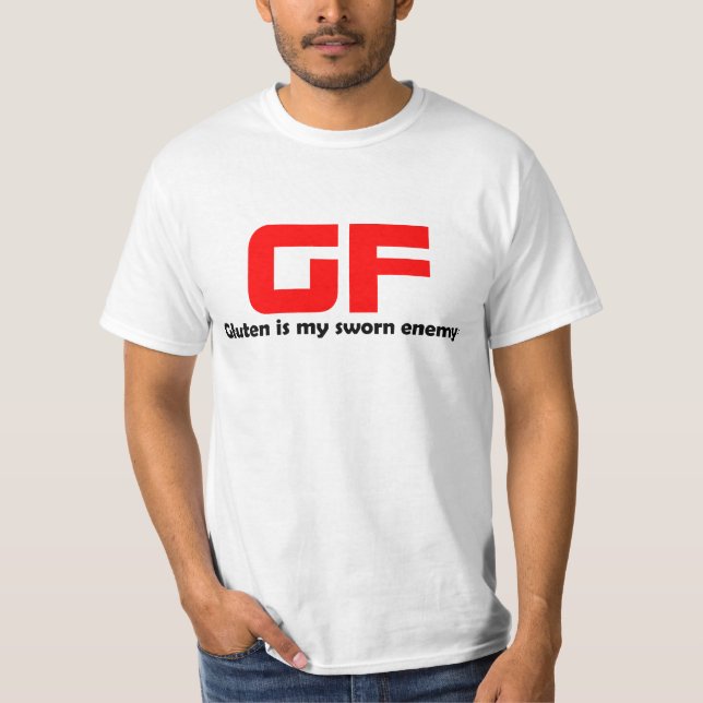 Funny Gluten Free T Shirt (Front)