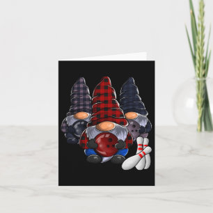 Funny Gnome Bowling Card