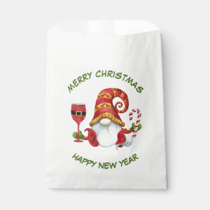 Funny Gnome Christmas Party Favour Bags