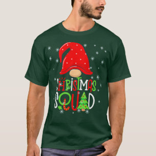 Funny Gnome Christmas Squad Matching T-Shirt