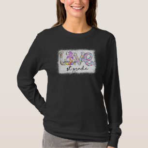 Funny Gnome Love 1st Grade Teacher Easter Day Matc T-Shirt