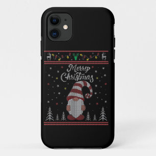 Funny Gnome Merry Christmas iPhone 11 Case